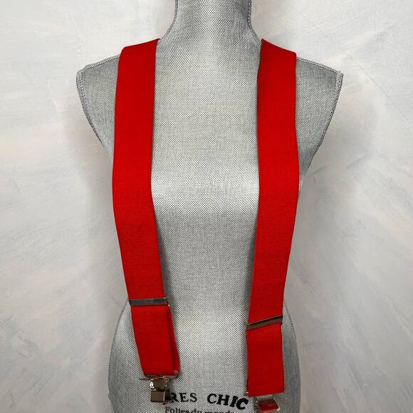 Carhartt Red Utility Santa Suspenders Large/ XL - Picture 5 of 5